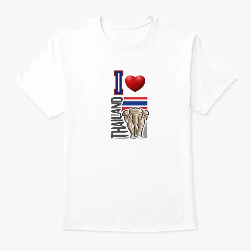 I (heart) Thailand (Elephant Design)